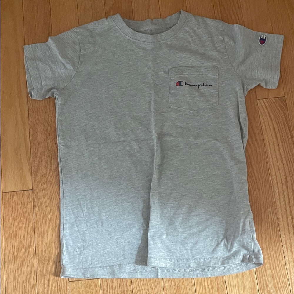 Champion Kids Light Gray Short Sleeve Tee
